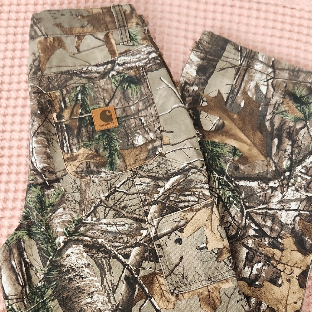 Carhartt x Realtree Carpenter Cargo Pants Outdoors Hunting Colab Camoflage